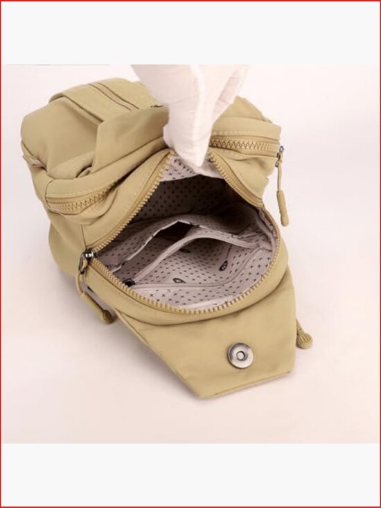 3-in-1 Convertible Nylon Backpack Anti-Theft Commuter Crossbody Travel Bag